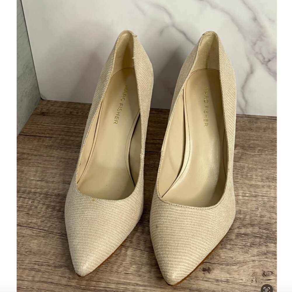 Marc Fisher Textured Pump Heel - Picture 3 of 9